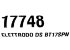 Электрод поджига правый (BT 17, 35 SPN) арт. 17748 (3-19-8712)