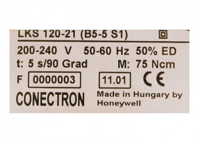 Сервопривод CONECTRON LKS120 B5-5S1 (WSO 12) арт. 5040001 (3-18-0270)