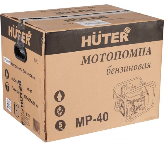 Мотопомпа HUTER MP-40