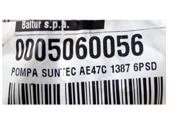 Насоc ж.т. SUNTEC AE47C 1387 6P (WSO 4) арт. 0005060056 (3-18-0130)