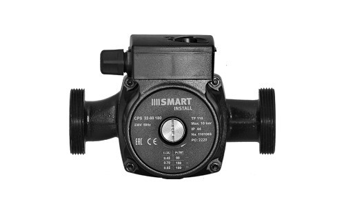 Насос циркуляционный Smart Install CPS 32-80 180мм 180Вт 1x230В 50Гц с гайками Насос циркуляционный Smart Install CPS 32-80 180мм 180Вт 1x230В 50Гц с гайками