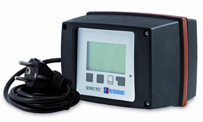 Контроллер погодозависимый поворотный Esbe 90С-1A, 230В 15Нм 120сек (12601500)