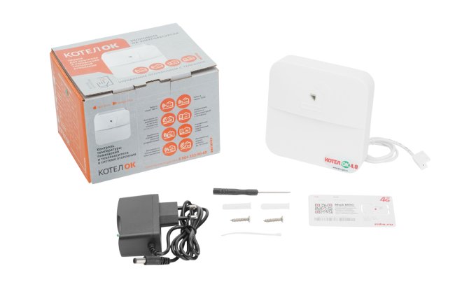 GSM Wi-Fi Модуль для котлов«КОТЕЛ.ОК 4.0» для контроля за температурой в доме GSM Wi-Fi Модуль для котлов«КОТЕЛ.ОК 4.0» для контроля за температурой в доме