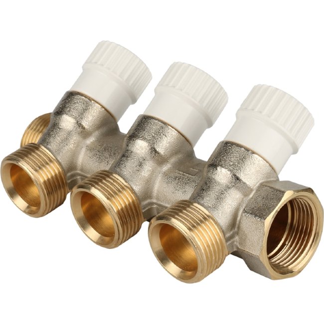 Коллектор распределительный STOUT 3/4", 3 отвода 3/4"ЕК (SMB 6851 343403) Коллектор распределительный STOUT 3/4", 3 отвода 3/4"ЕК (SMB 6851 343403)