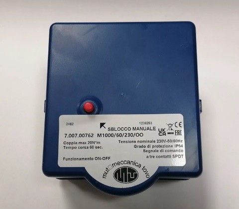 Сервопривод M1000, 60 секунд, 230 OO, 20 Нм (Арт. 7.007.00762)