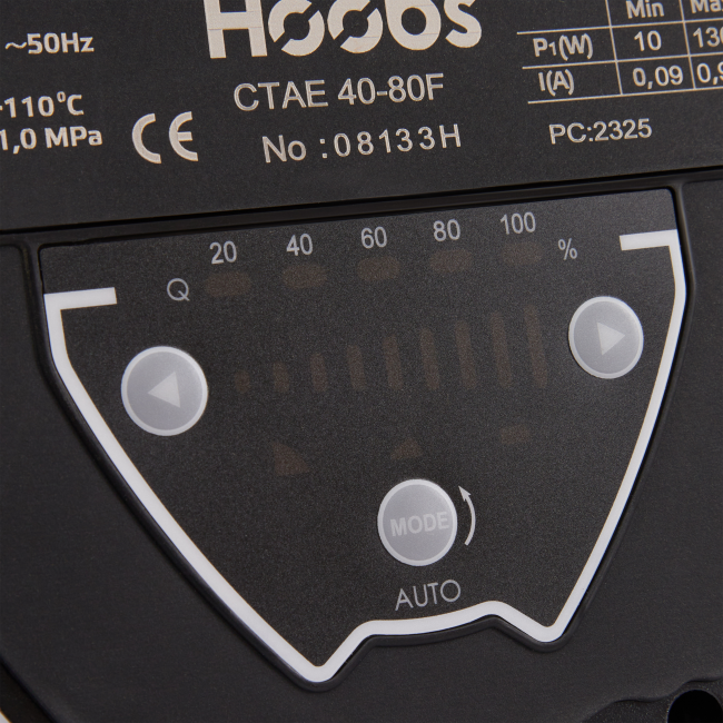 Насос циркуляционный Hoobs CTAE 40-60F 220мм 90Вт (фланец) Насос циркуляционный Hoobs CTAE 40-60F 220мм 90Вт (фланец)