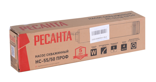 Скважинный насос Ресанта НС-55/50 ПРОФ Скважинный насос Ресанта НС-55/50 ПРОФ