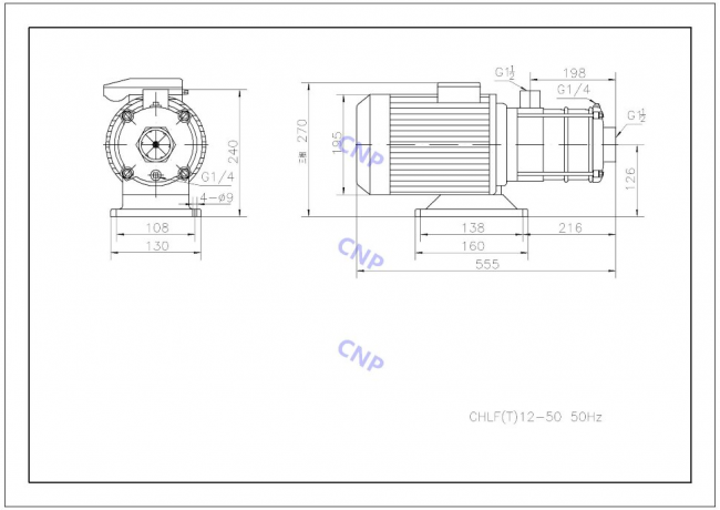 Насос CNP CHLF(T) 12-50