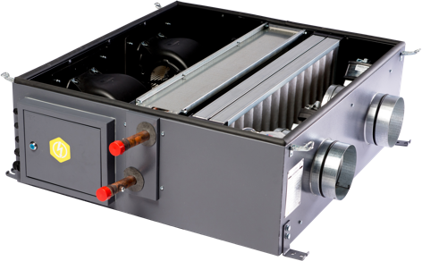 Канальная установка с водяным нагревом Minibox.W-1650.PREMIUM Канальная установка с водяным нагревом Minibox.W-1650.PREMIUM