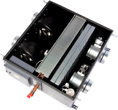 Канальная установка с водяным нагревом Minibox.W-1650 Канальная установка с водяным нагревом Minibox.W-1650