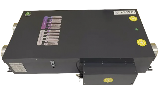 Вентиляционная установка с рекуперацией Minibox.PV.400 Вентиляционная установка с рекуперацией Minibox.PV.400