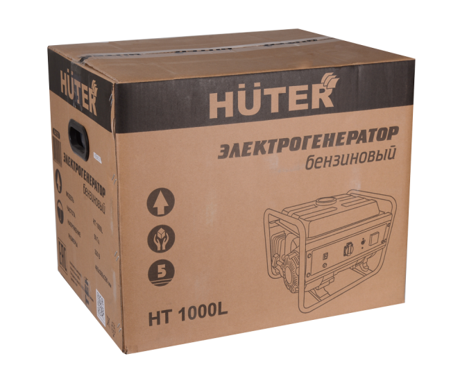 Портативный бензогенератор HUTER HT1000L Портативный бензогенератор HUTER HT1000L