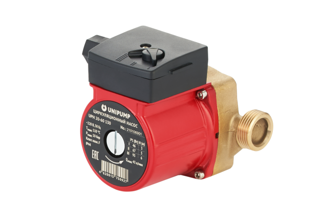Насос циркуляционный Unipump UPH 20-60 130 Насос циркуляционный Unipump UPH 20-60 130