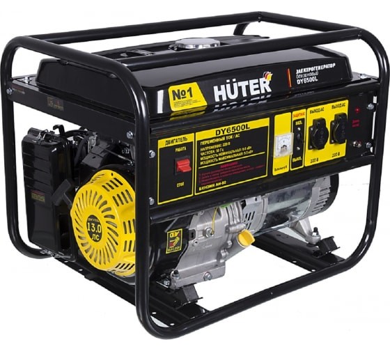 Портативный бензогенератор HUTER DY6500L Портативный бензогенератор HUTER DY6500L