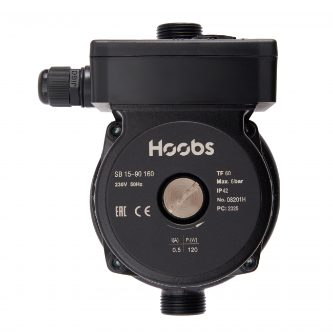 Насос повысительный Hoobs SB 15-120 195мм 270Вт (с гайками) Насос повысительный Hoobs SB 15-120 195мм 270Вт (с гайками)