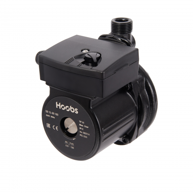 Насос повысительный Hoobs SB 15-120 195мм 270Вт (с гайками) Насос повысительный Hoobs SB 15-120 195мм 270Вт (с гайками)