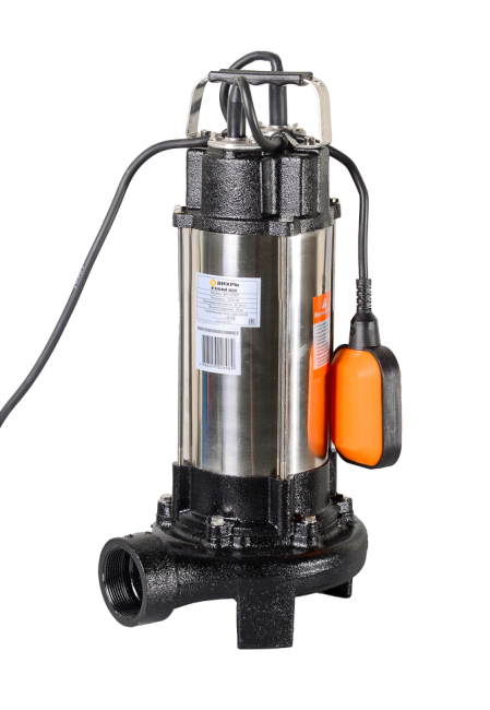 Фекальный насос ВИХРЬ ФН-2200Л с измельчителем (лезвием) Фекальный насос ВИХРЬ ФН-2200Л с измельчителем (лезвием)