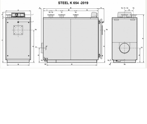 Водогрейный котел STEEL K 654 Водогрейный котел STEEL K 654