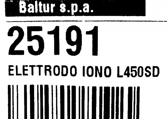 Электрод ионизации L450 арт. 25191 (3-18-1798)