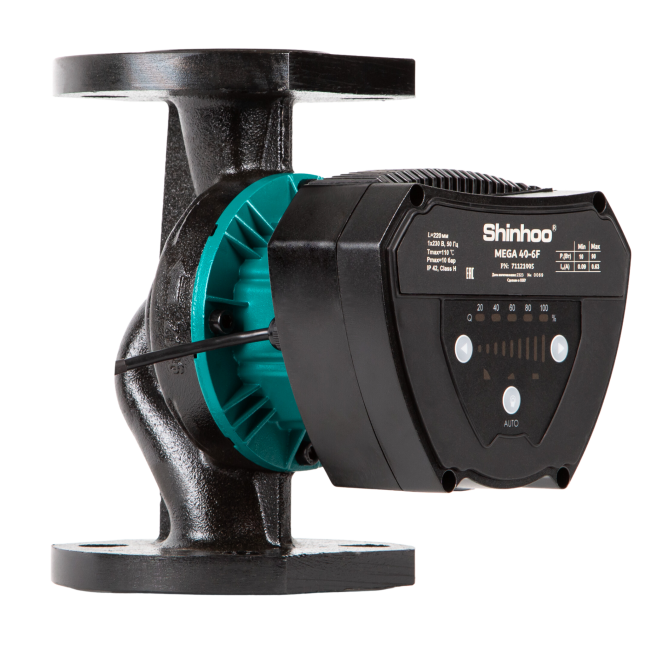 Высокоэффективный циркуляционный насос Shinhoo MEGA 40-10F