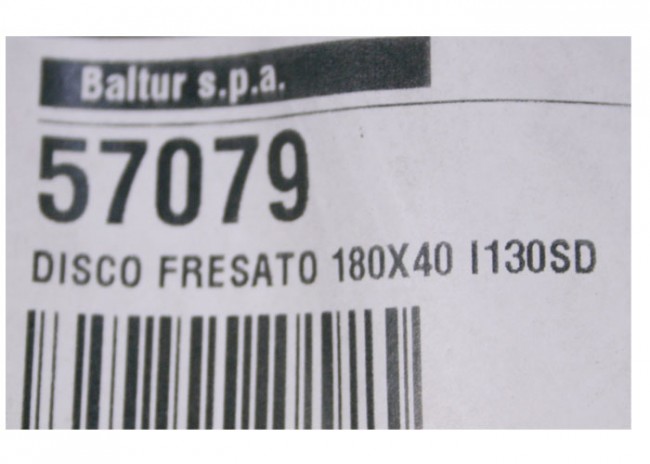 Подпорная шайба 180X40 I130 (BT 180 DSNM-D) арт. 57079 (3-19-8430)