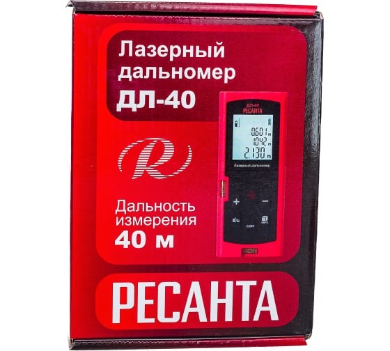 Лазерный дальномер РЕСАНТА ДЛ-40 Лазерный дальномер РЕСАНТА ДЛ-40