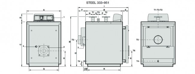 Водогрейный котел STEEL 333
