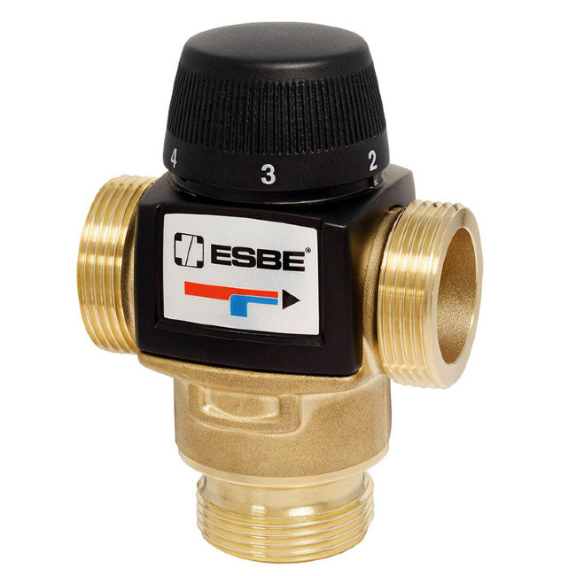 Клапан термостатический ESBE VTA572 20-55°C, н.р.1", Kvs 4,5, PN10 (31702100)