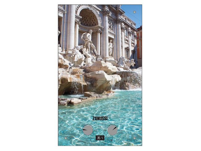 Колонка газовая Zanussi GWH 10 Fonte Glass Trevi