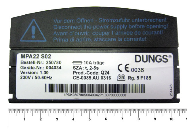 Блок управления DUNGS MPA22 PROG. TBG ME арт. 6020422 (3-19-7714)