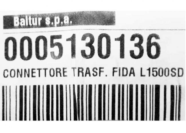 Кабель трансформатора FIDA L1500 арт. 5130136 (3-19-0065)