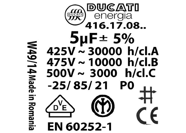 Конденсатор 5MF D.31,5 арт. 5393 (3-18-0103)