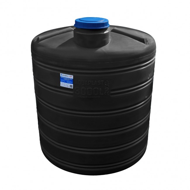 Емкость AQUAPLAST вертикальная 3000л (Арт. ОВ 3000) Емкость AQUAPLAST вертикальная 3000л (Арт. ОВ 3000)