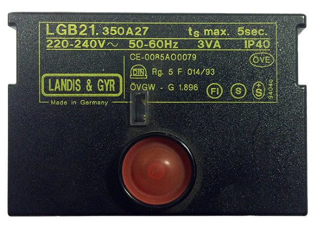 Блок управления LANDIS LGB 21.350A27 арт. BPZ:LGB21.350A27 (3-17-0051X)