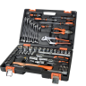 Набор инструментов, 1/2", 1/4", CrV, пластиковый кейс 76 предмета Вихрь