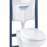 Система инсталляции GROHE Solido 4 в 1 для подвесного унитаза, хром