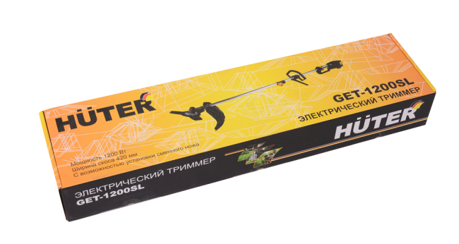 Триммер электрический HUTER GET-1200SL