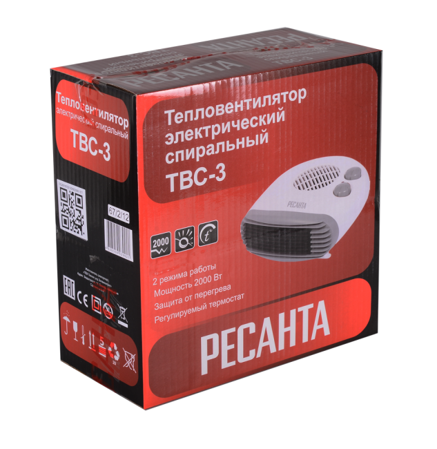 Тепловентилятор РЕСАНТА ТВС-3 Тепловентилятор РЕСАНТА ТВС-3