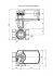 SPUTNIK Кран шаровой трехходовый на Ду 50мм с электроприводом на 230В AR230 K3 DN50 (Kvs 63)