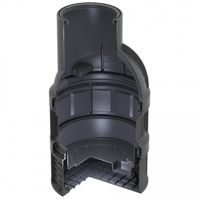 Колодец Polimer Group КС-7 H2275 мм с крышкой D 780 мм