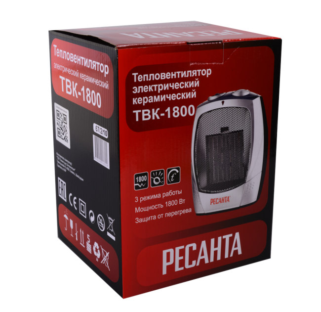 Тепловентилятор РЕСАНТА ТВК-1800 Тепловентилятор РЕСАНТА ТВК-1800