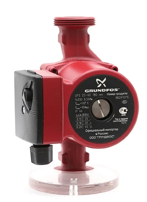 Циркуляционный насос Grundfos UPS 25-40 (96281375) Циркуляционный насос Grundfos UPS 25-40 (96281375)