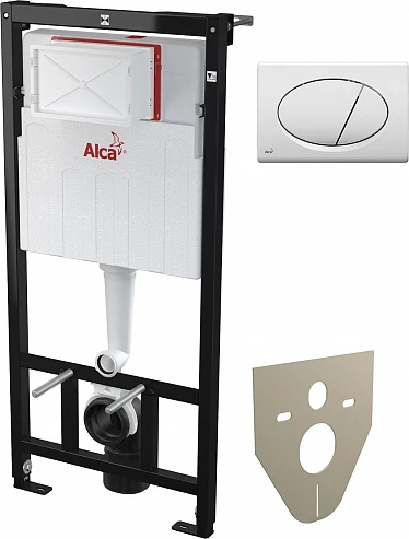 Инсталляция для унитаза AlcaPlast с кнопкой M70