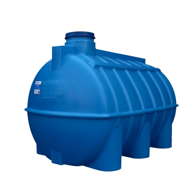 Емкость AQUAPLAST горизонтальная 2000л (Арт. ОГ 2000)