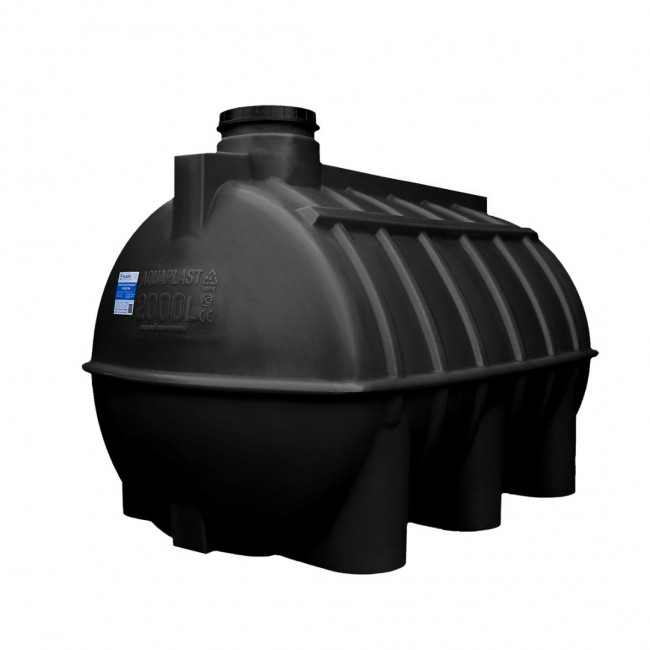 Емкость AQUAPLAST горизонтальная 2000л усиленная, плотность 1.3 (Арт. ОГ 2000)