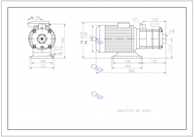 Насос CNP CHLF(T) 4-30 Насос CNP CHLF(T) 4-30