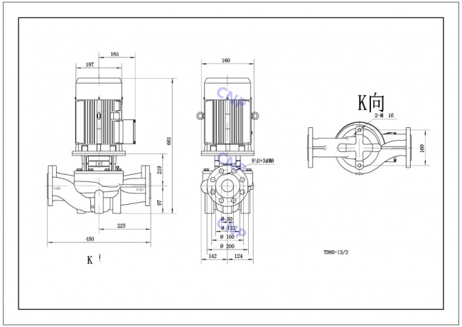 Насос CNP TD 80-13/2