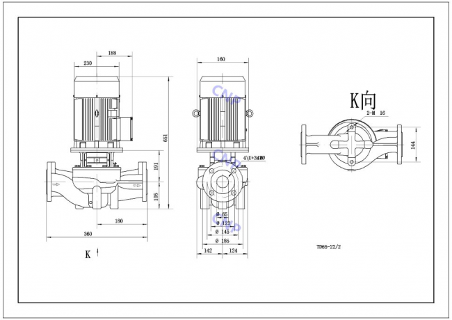 Насос CNP TD 65-22/2