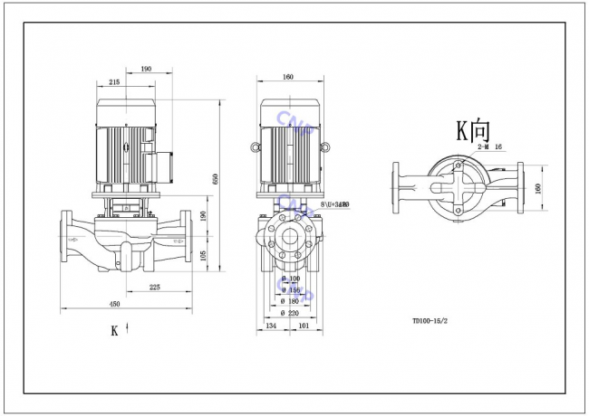 Насос CNP TD 100-15/2