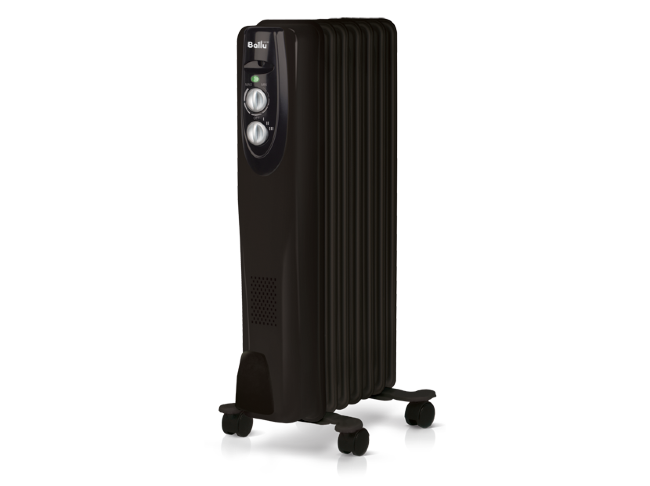 Масляный радиатор Ballu Classic black BOH/CL-07BRN 1500 (7 секций) Масляный радиатор Ballu Classic black BOH/CL-07BRN 1500 (7 секций)